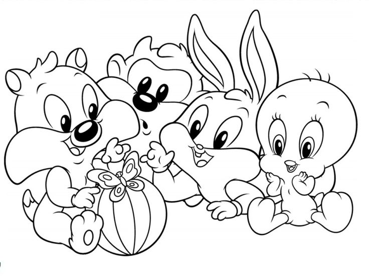 736x551 249 Best Looney Tunes Coloring Pages Images