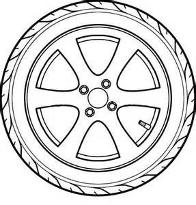 287x300 Car Tire Coloring Pages, Car Tire Outline Coloring Pages Best