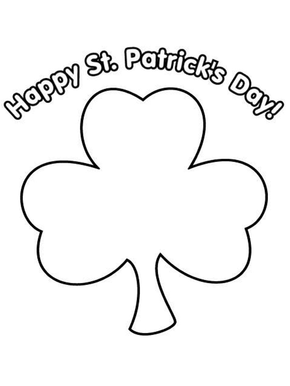 950x1266 Printable Shamrock Coloring Pages St. Patty'S