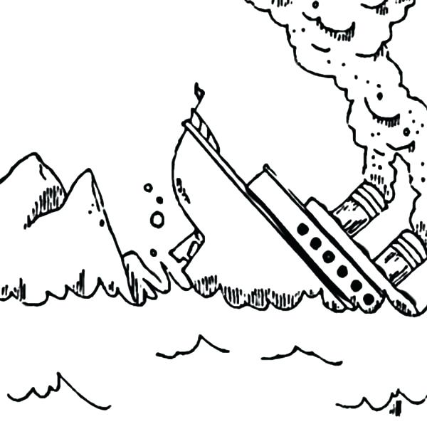 600x596 Titanic Coloring Page Titanic Coloring Pages Printable Titanic