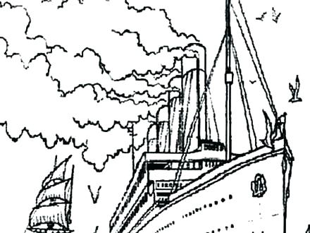 440x330 Titanic Coloring Pages Titanic Coloring Page Titanic Coloring