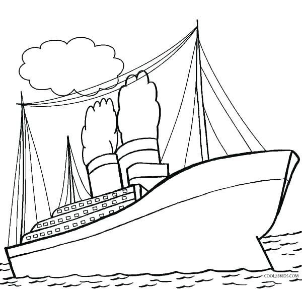 600x574 Titanic Coloring Sheets Titanic Coloring Book Plus Titanic