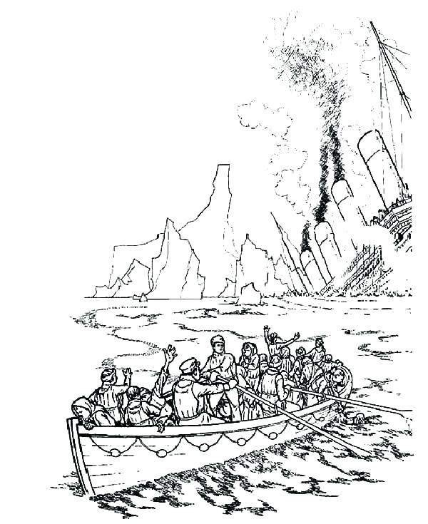 600x735 Coloring Pages Titanic Colouring Pages To Print