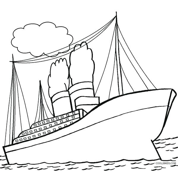 600x574 Titanic Coloring Pages Ships Coloring Pages Printable Titanic