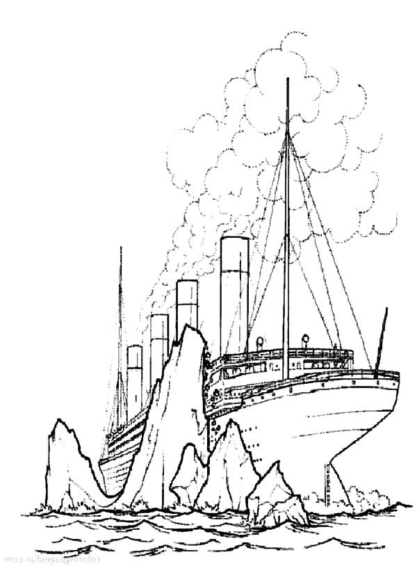 600x814 Titanic Coloring Pages To Print