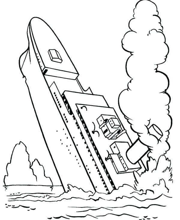 600x734 Titanic Coloring Pages Picture Of Titanic Coloring Pages Titanic