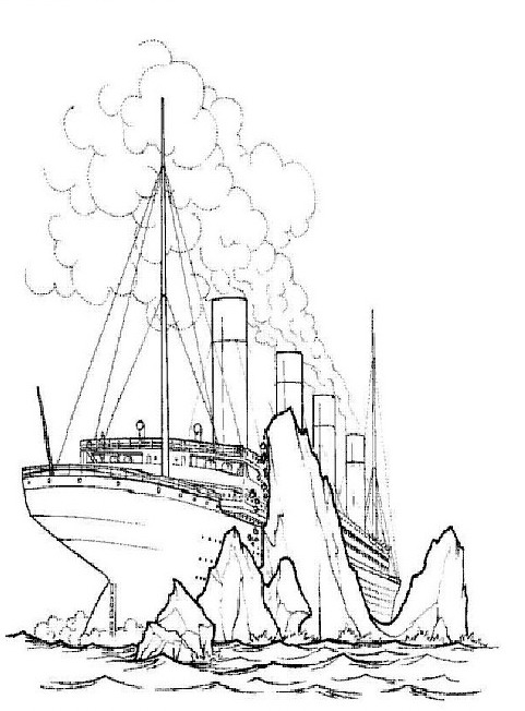 481x652 Kids N 30 Coloring Pages Of Titanic