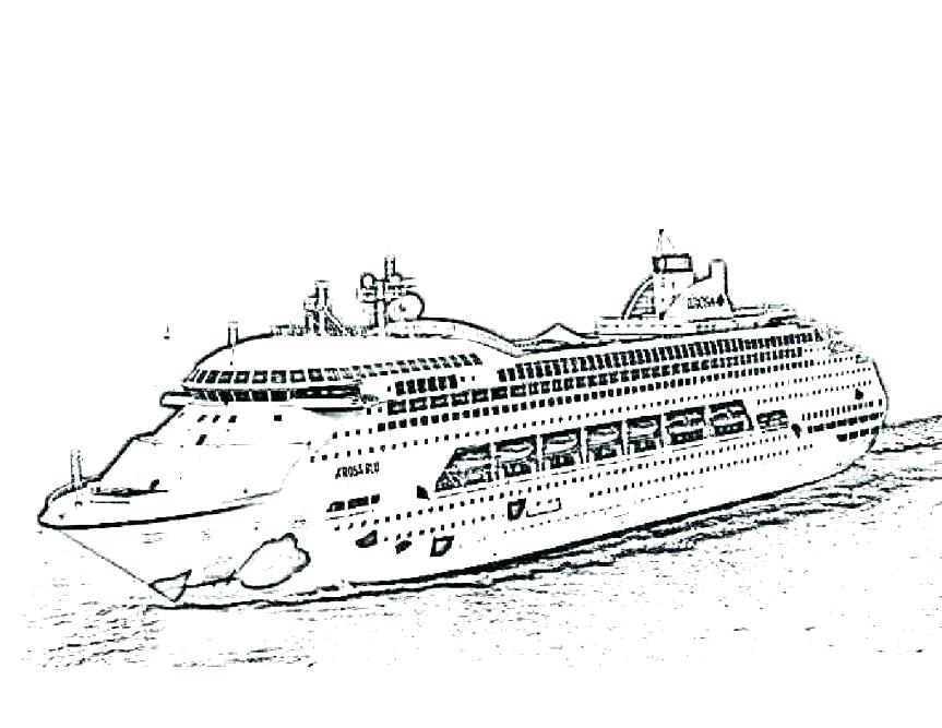 863x667 Coloring Pages Of The Titanic