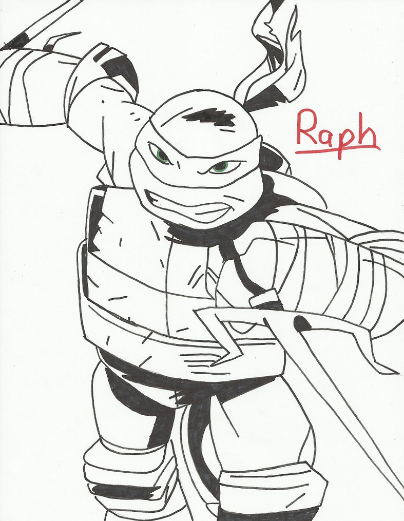 787x1015 Tmnt Coloring Page 4 By Ali Vega