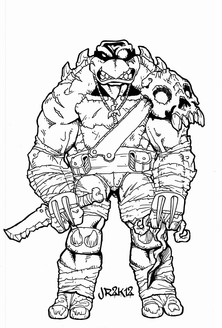735x1086 Free Ninja Turtle Coloring Pages Unique Teenage Mutant Ninja