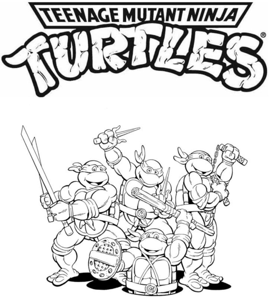 928x1024 Teenage Mutant Ninja Turtles Coloring Pages Donatello 3892073