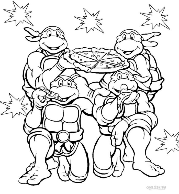 700x758 Tmnt Coloring Page Funycoloring Tmnt Coloring Page