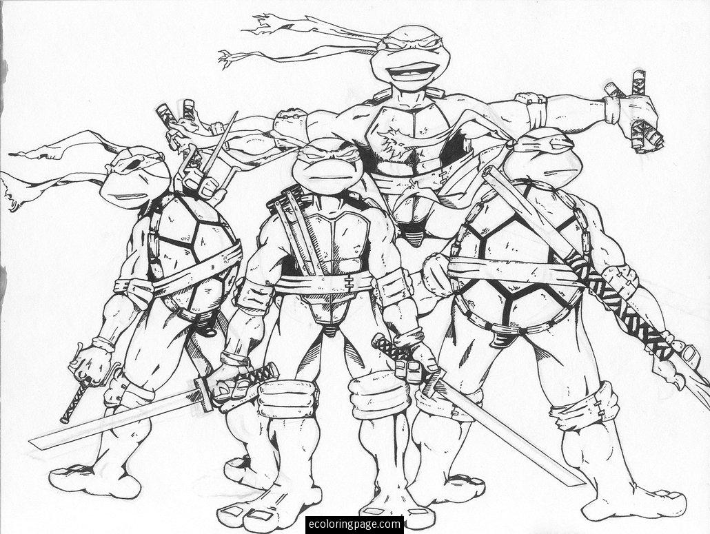 1030x775 Ninja Turtles Coloring Pages Printables'2535
