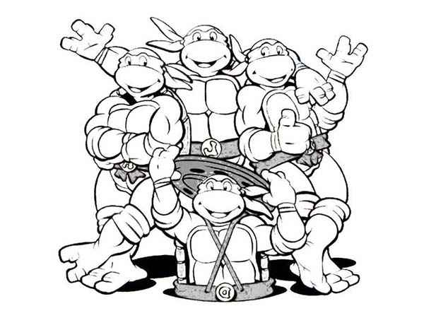 Tmnt Donatello Coloring Pages