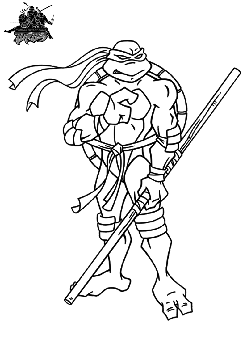 800x1120 Ninja Turtle Coloring Pages For Kids Bratz Coloring Pages