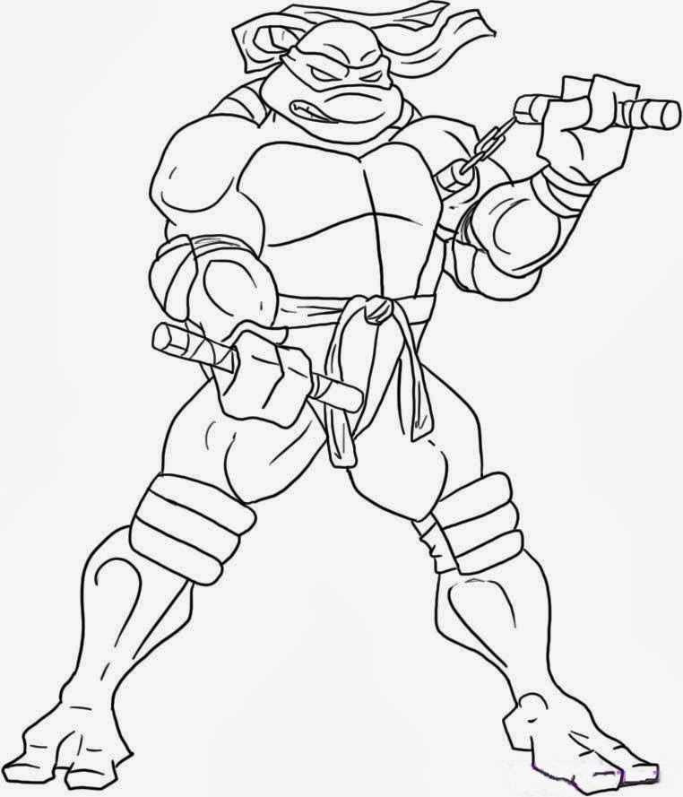 762x889 Teenage Mutant Ninja Turtles Coloring Pages