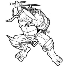 230x230 Top 25 Free Printable Ninja Turtles Coloring Pages Online