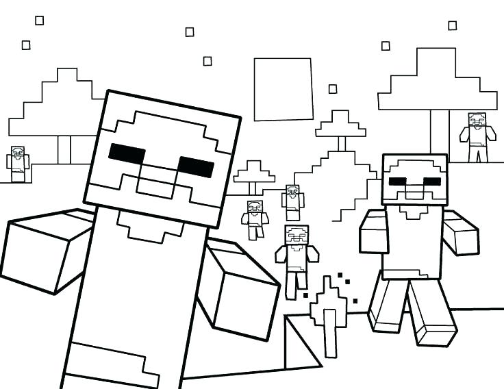 736x568 Minecraft Color Page Printable Coloring Pages Color Page Coloring