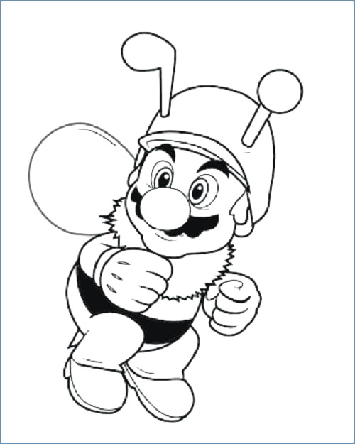 500x625 Toad Mario Coloring Pages Kids