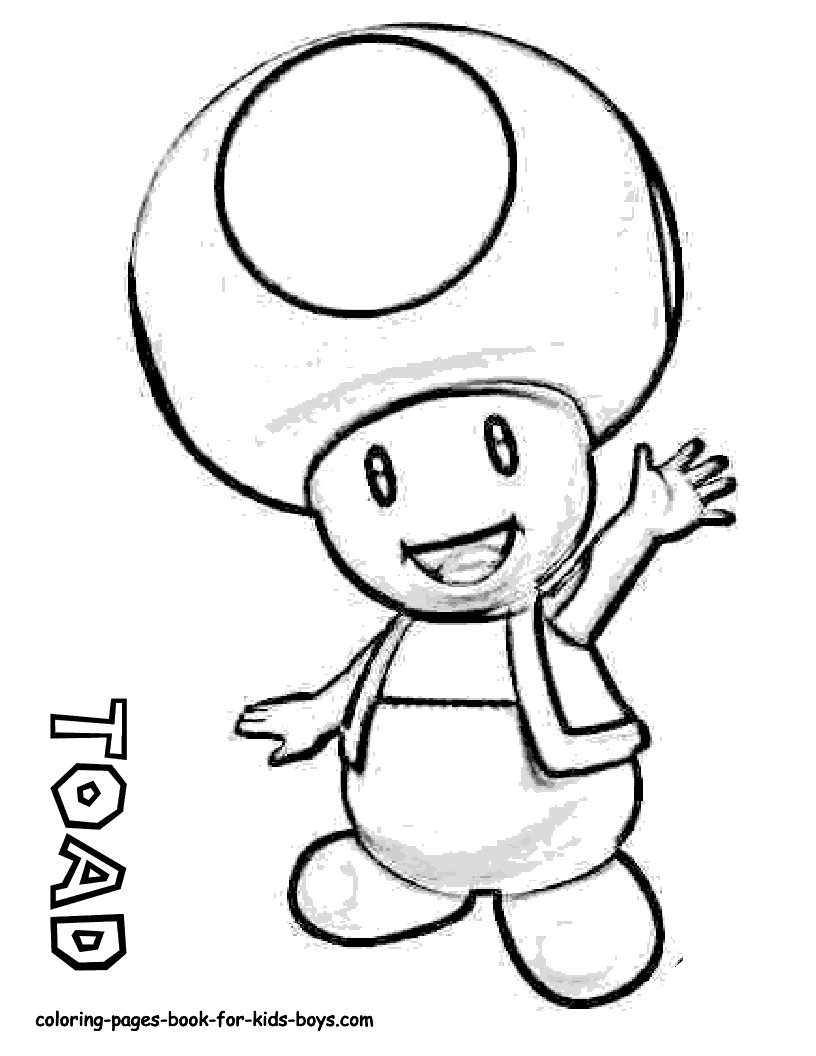816x1056 Spotlight Toad And Toadette Coloring Pages Exploit Captain 3108