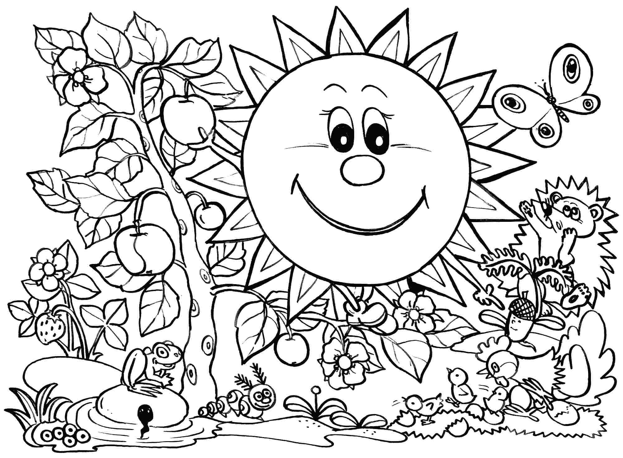 2000x1470 Toddler Coloring Pages Online For Preschoolers Simple Sheets