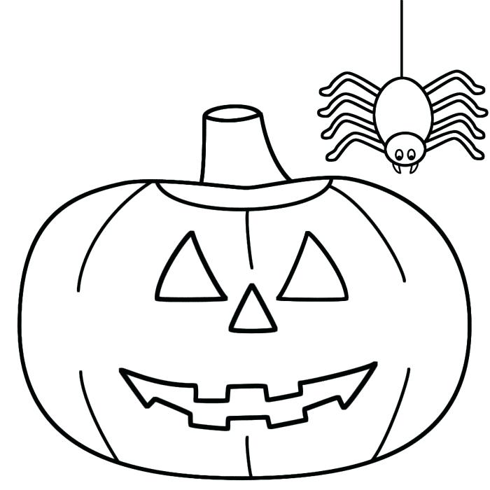 700x700 Halloween Coloring Pages For Kindergarten Toddler Halloween