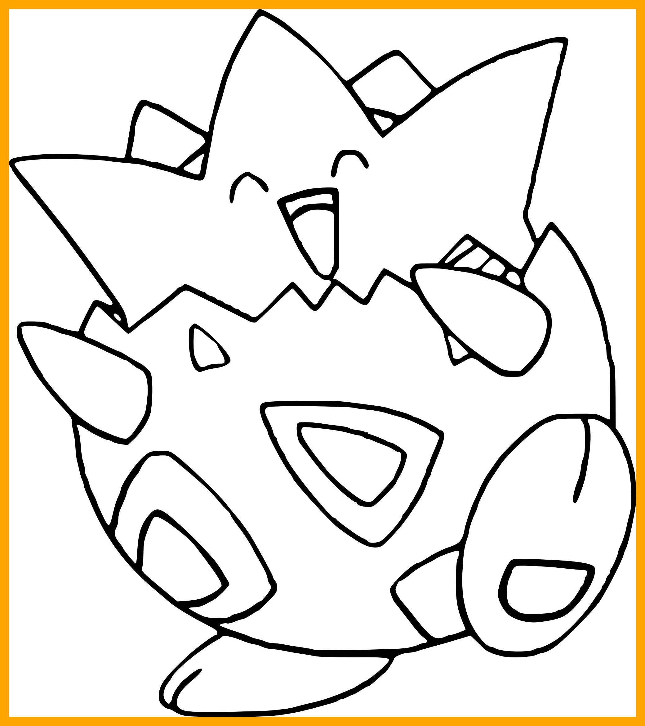 2080x2339 Inspiring Pokemon Coloring Pages For Togepi Styles And Popular