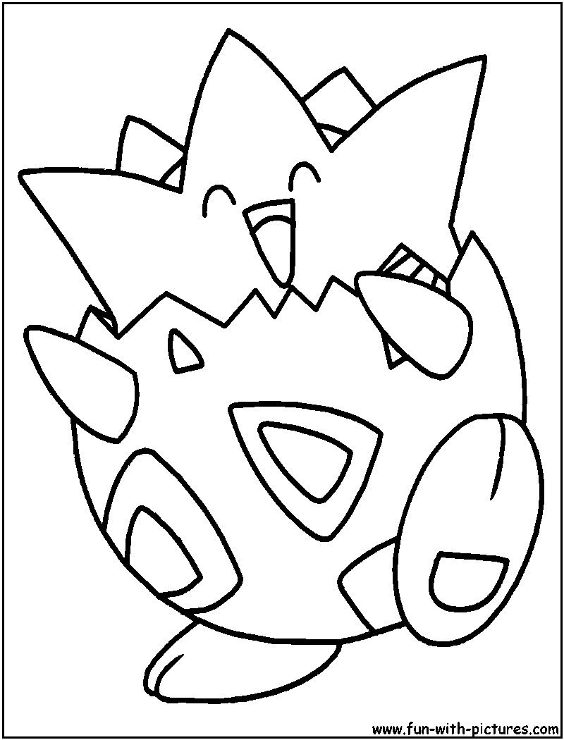 800x1050 19 Togepi Coloring Pages