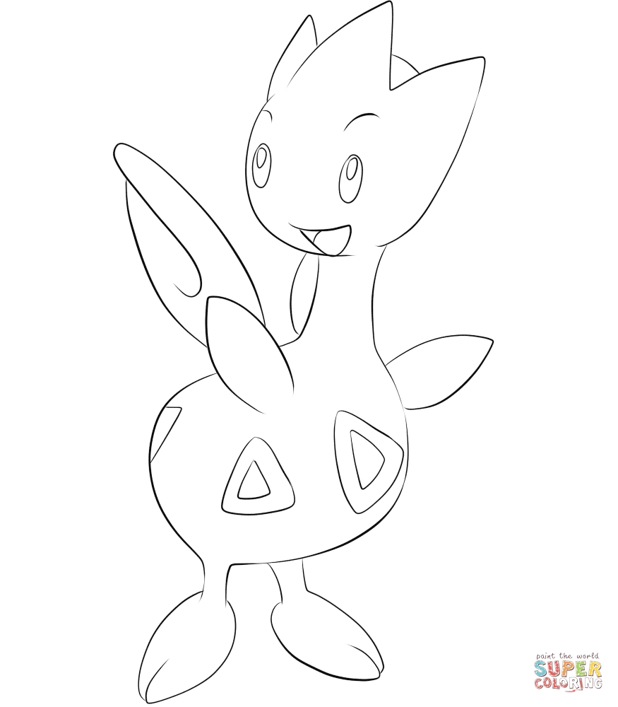 875x1000 Togetic Coloring Pages Gallery Coloring For Kids 2018