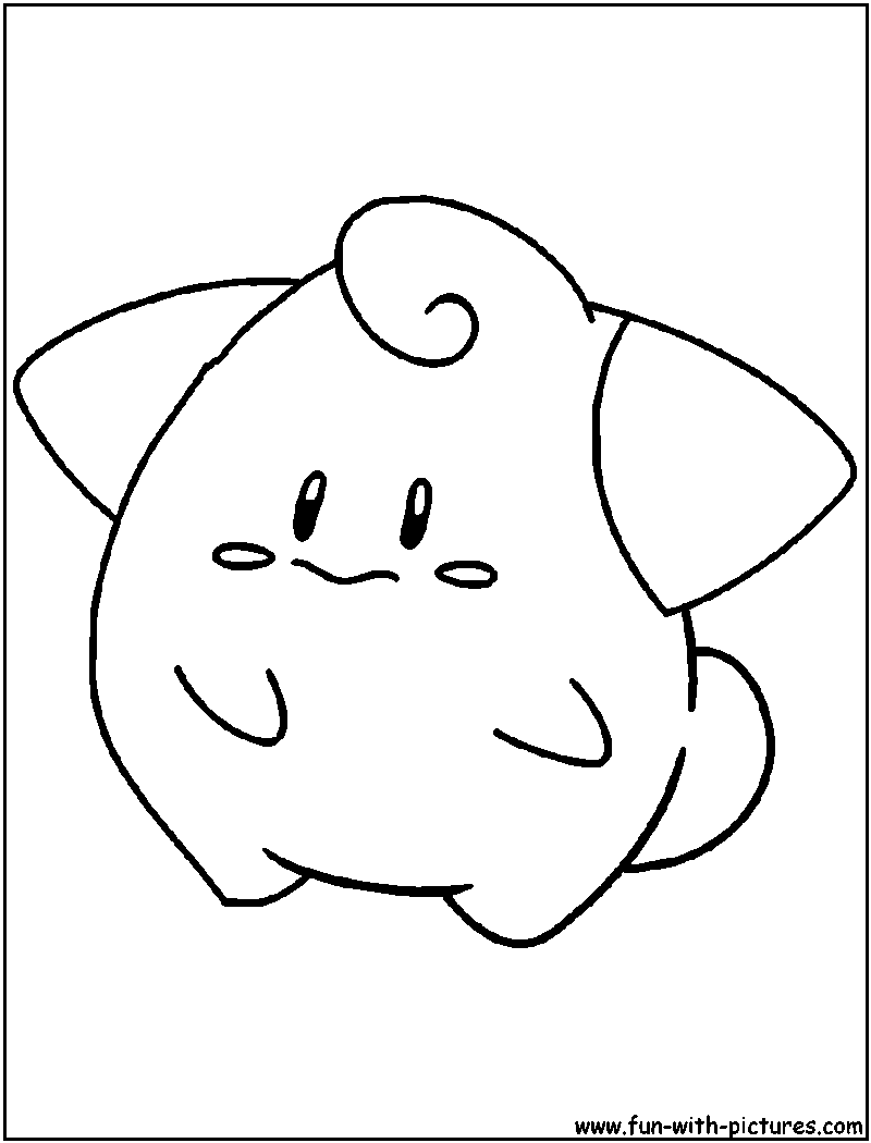 800x1050 Cleffa Coloring Page Pokemon Pokemon Coloring