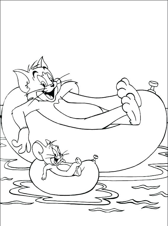 567x763 Tom And Jerry Coloring Pages Tom And Coloring Page To Print Tom