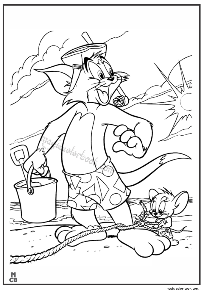 685x975 Tom Jerry Coloring Pages 30