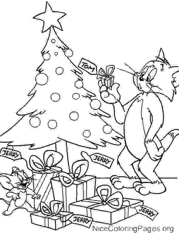 600x783 Tom And Jerry Christmas Coloring Pages Tom And Jerry Christmas