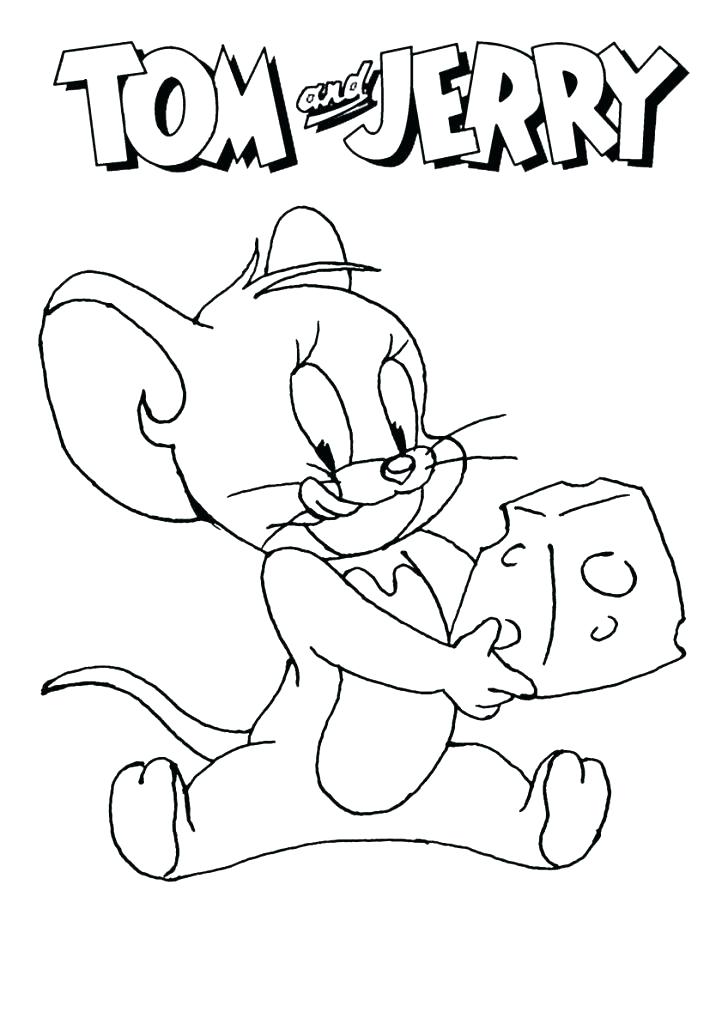 728x1030 Tom And Jerry Coloring Pages Tom And Coloring Page Tom N Jerry