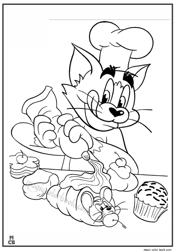 685x975 Tom Jerry Coloring Pages 37