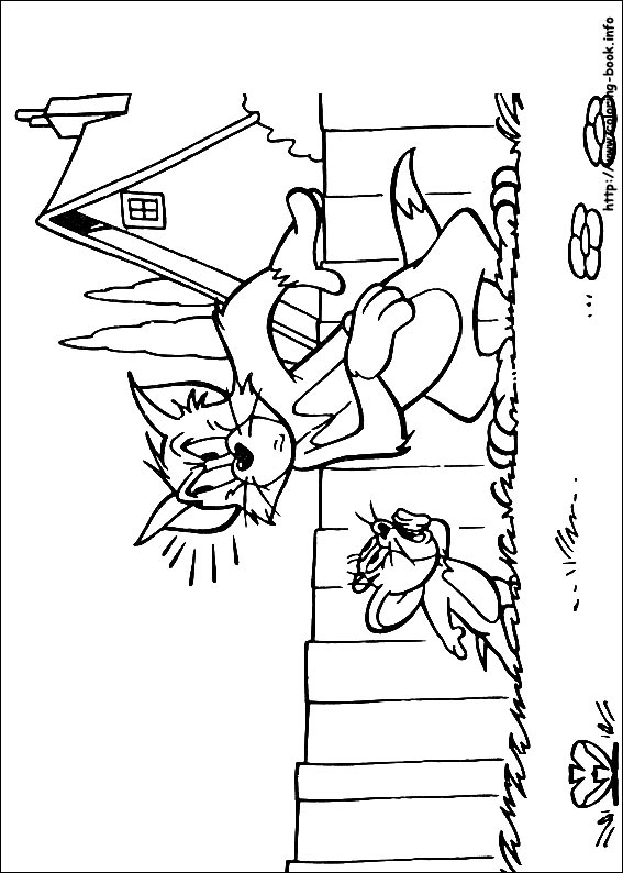 567x794 Tom And Jerry Coloring Pages On Coloring