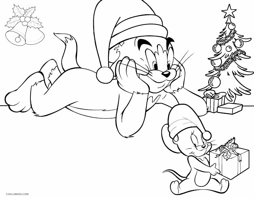 850x665 Tom Jerry Christmas Coloring Pages 14 Coloring Pages Tom
