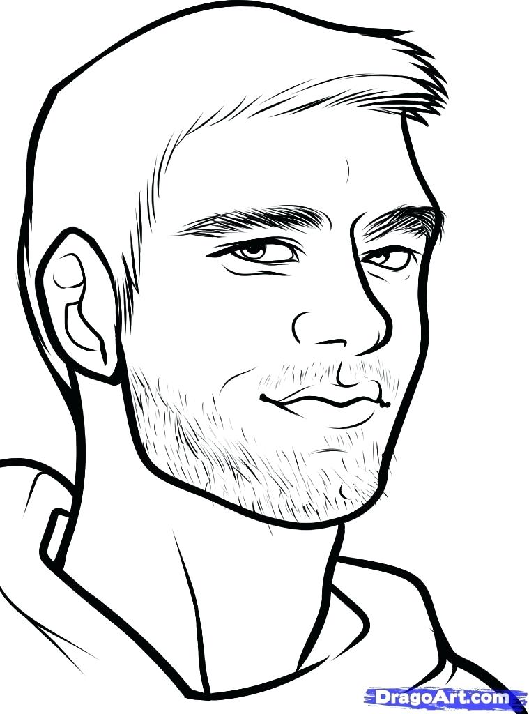 759x1024 Tom Brady Coloring Pages How To Draw A Football Player Tom Brady