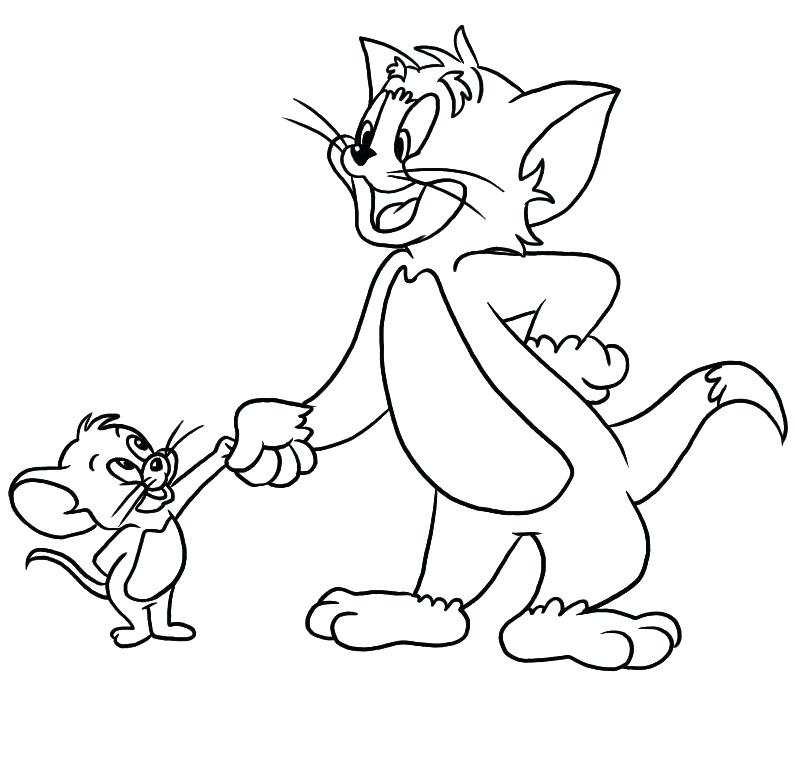 795x759 Tom And Jerry Coloring Pages
