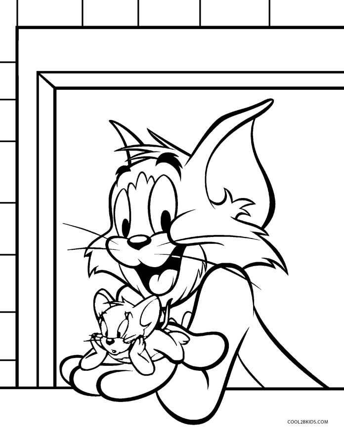 696x877 Free Printable Tom And Jerry Coloring Pages For Kids Cool2bkids