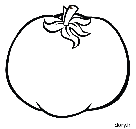 Tomato Coloring Page