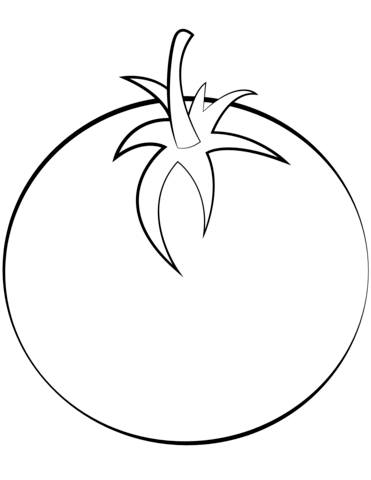 371x480 Tomato Coloring Page Free Printable Coloring Pages Tomatoes