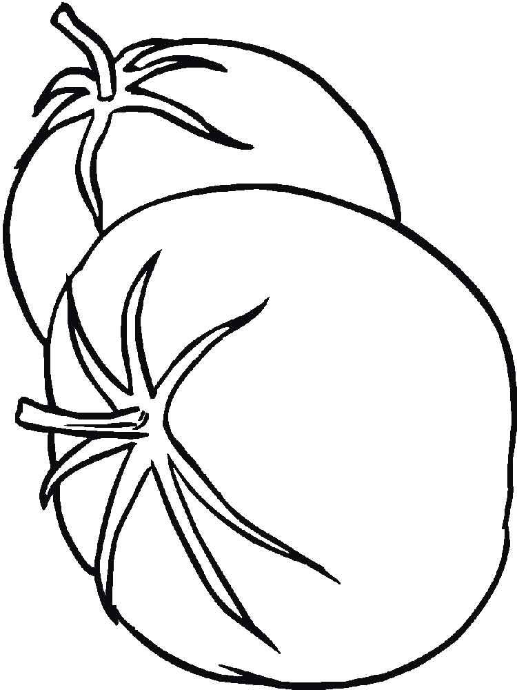 750x1000 Tomato Coloring Pages. Download And Print Tomato Coloring Pages