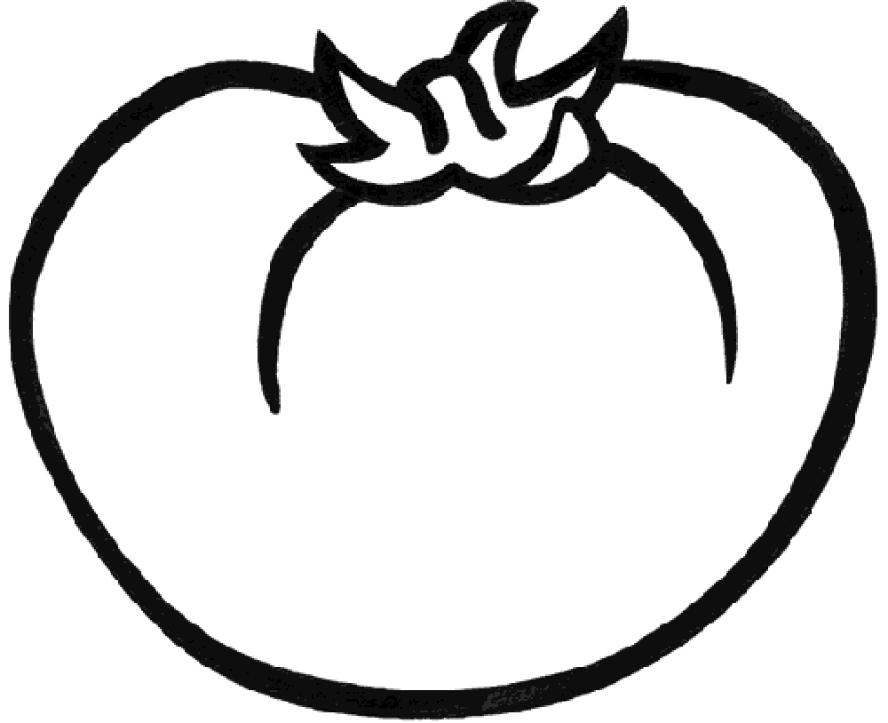 1000x814 Tomatoes Coloring Pages Printable Coloring For Kids 2018