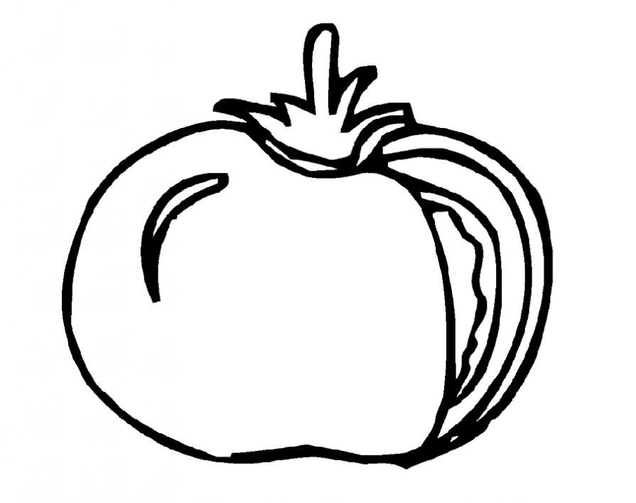 895x707 Tomatoes Coloring Pages To Download And Print For Free