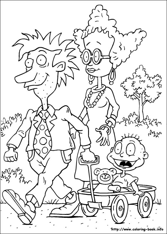 567x794 Rugrats Coloring Pages