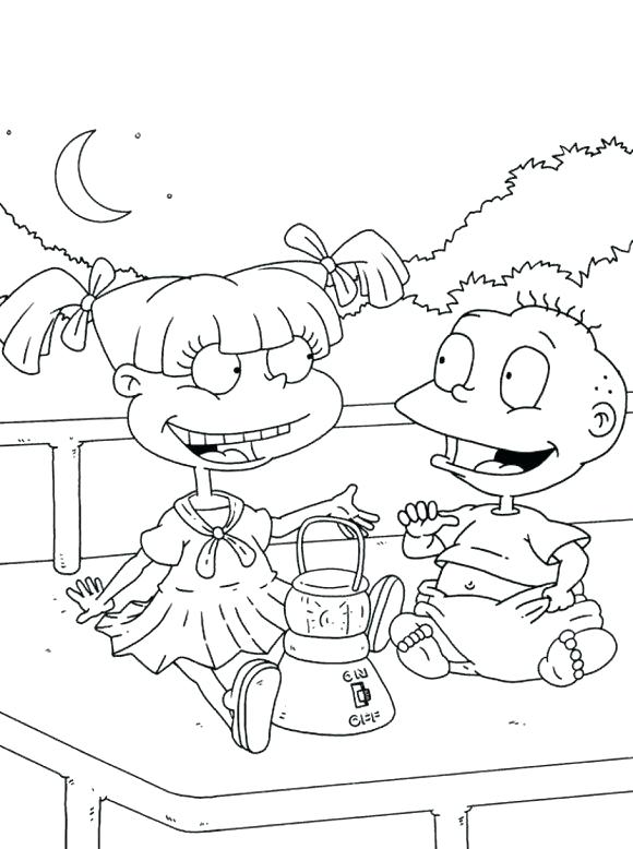 580x778 Awesome Rugrats Coloring Pages Rugrats Coloring Pages Free Rugrats