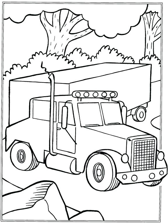 576x768 Printable Truck Coloring Pages Monster Truck Monster Truck