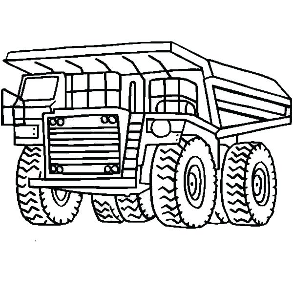 600x600 Tonka Truck Coloring Pages Truck Coloring Pages Free Big Tonka