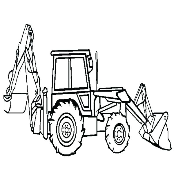 600x612 Tonka Dump Truck Coloring Page
